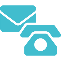 メールと電話のアイコン