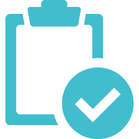 書類とチェックマークのアイコン