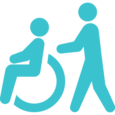 病院の付き添いアイコン