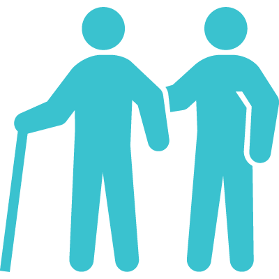 旅行の外出同行のアイコン